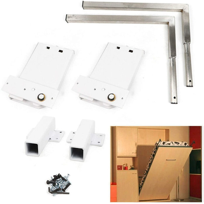 OUKANING Bolt On Bed Frame Bracket Bed Frame Brackets Wayfair